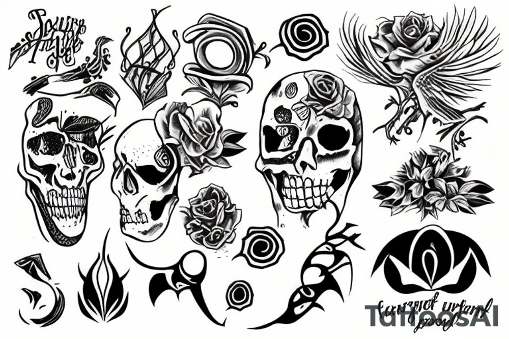 Suffocating tattoo idea