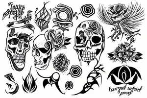 Suffocating tattoo idea