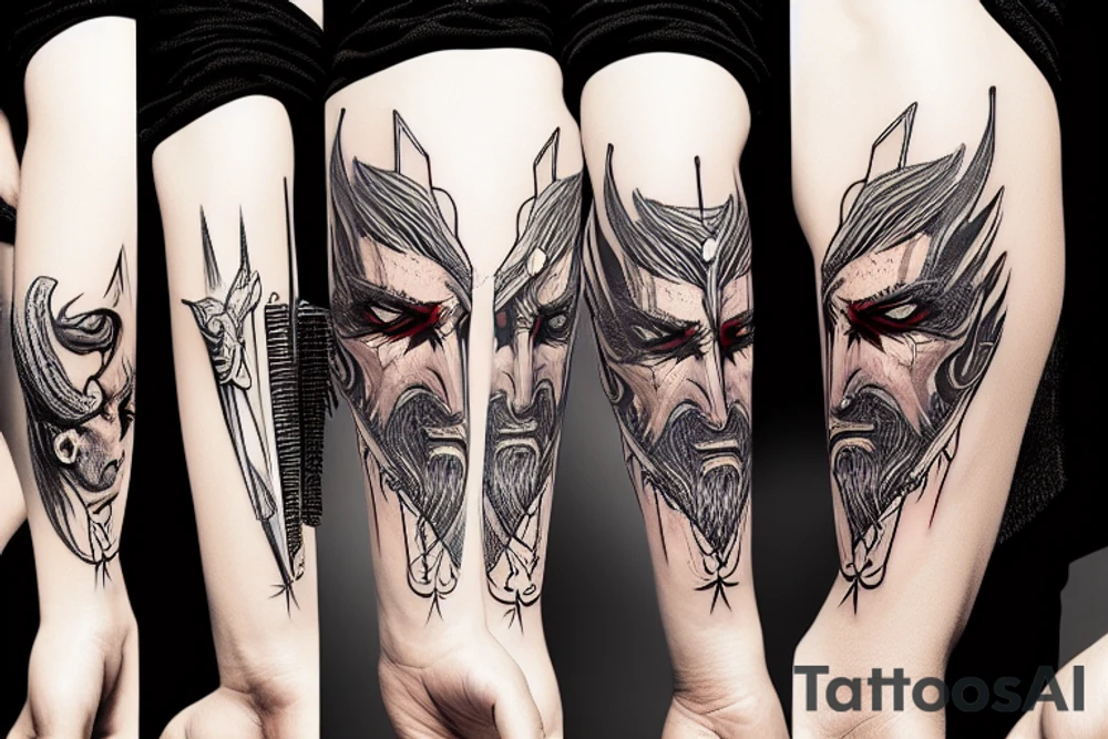 witcher signs wrapped tattoo idea