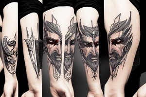 witcher signs wrapped tattoo idea