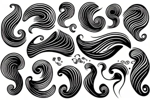 Ocean wave tattoo idea