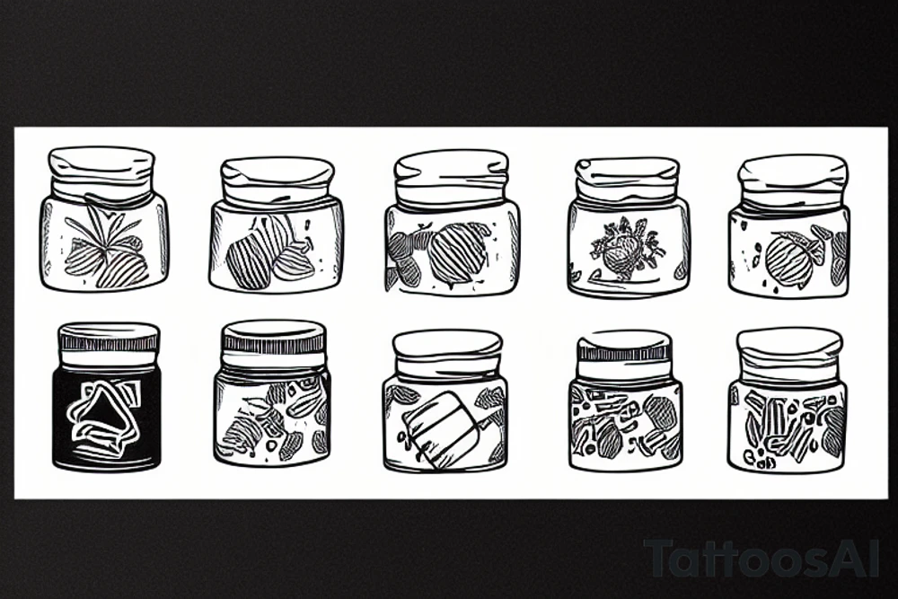 Honey dripping from a dipper tattoo idea