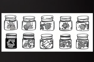 Honey dripping from a dipper tattoo idea