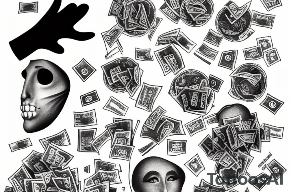 carefree with pockets full of money tattoo idea