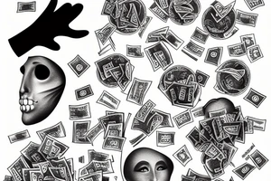 carefree with pockets full of money tattoo idea
