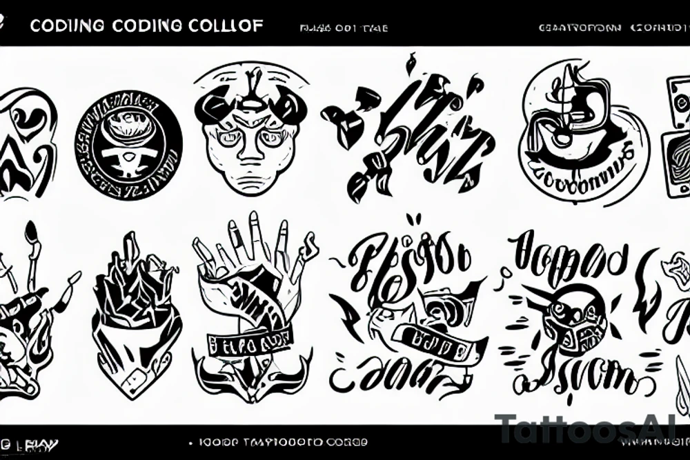 coding programming tattoo idea
