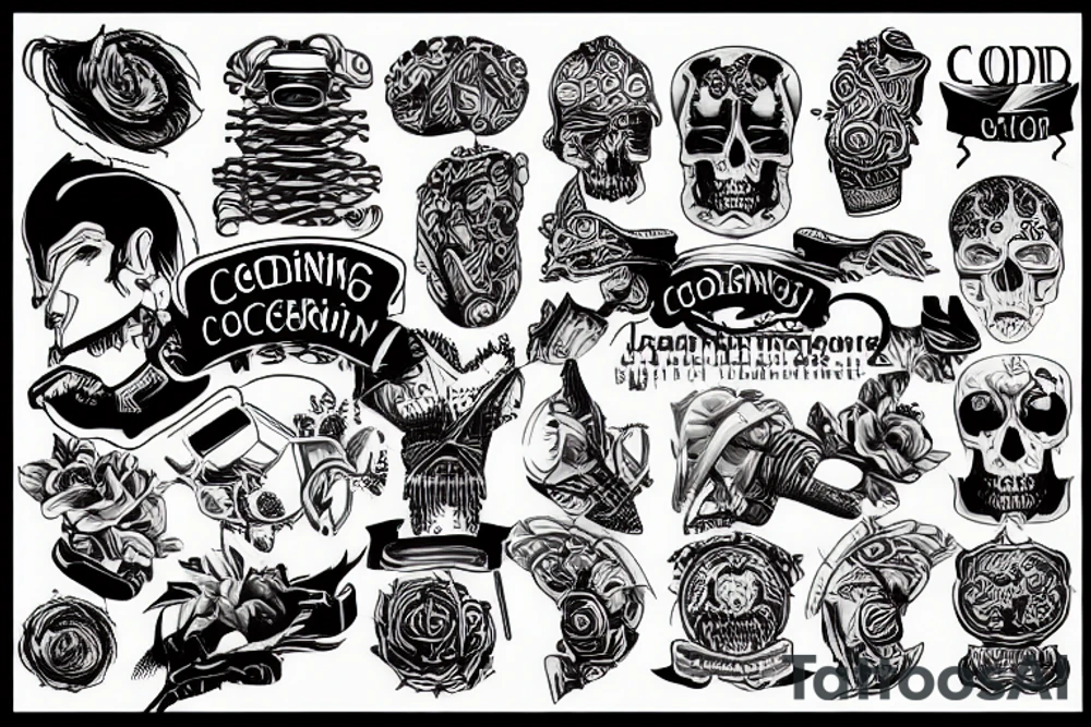 coding programming tattoo idea