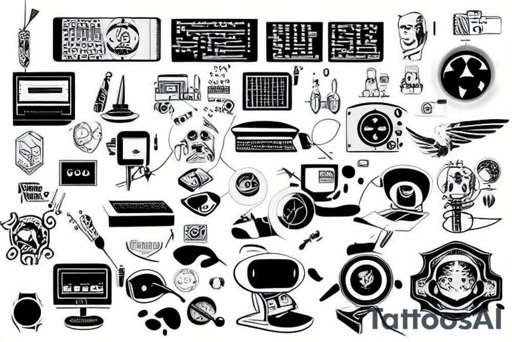 coding programming tattoo idea