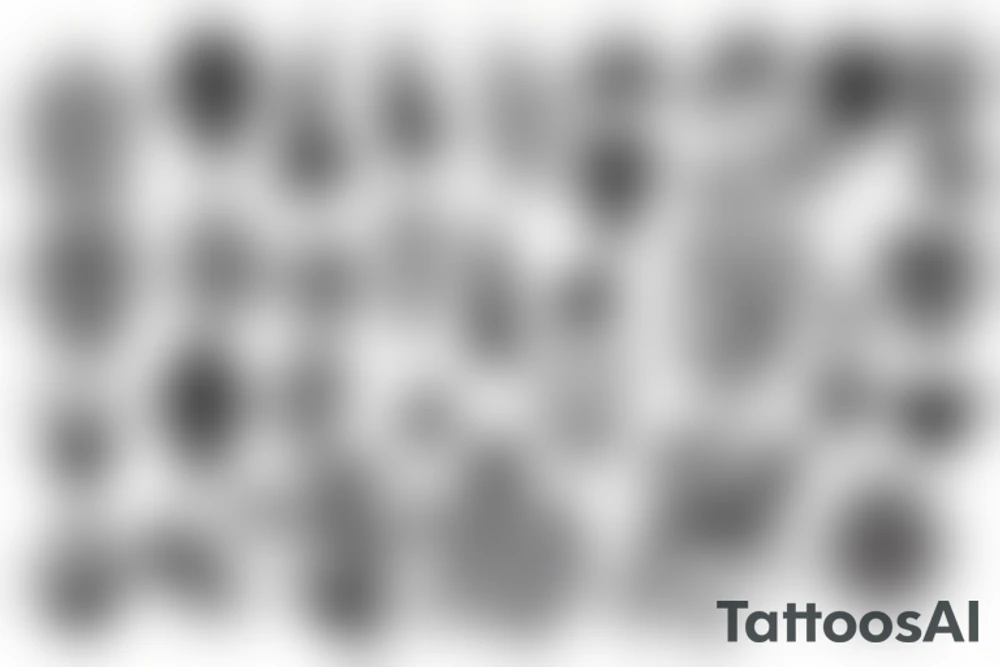 cloudy sha of fear tattoo idea