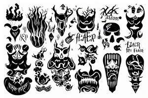 cloudy sha of fear tattoo idea