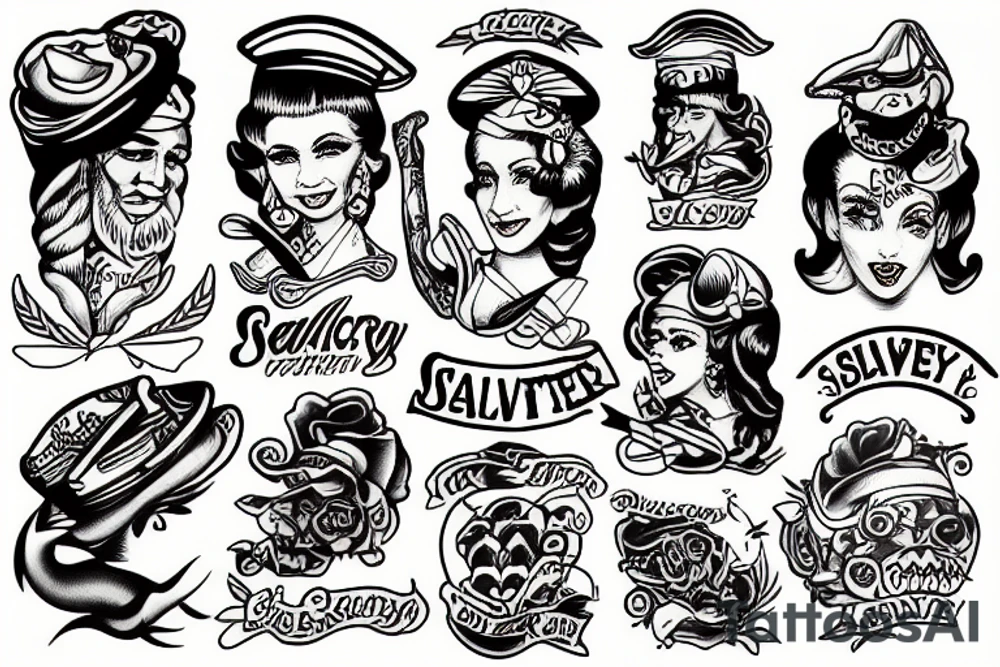 sailor jerry tattoo idea