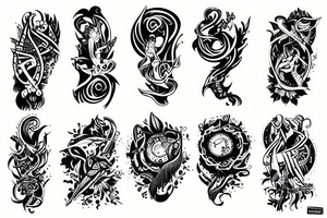 Sleeve tattoo idea