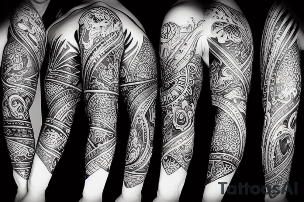 Sleeve tattoo idea