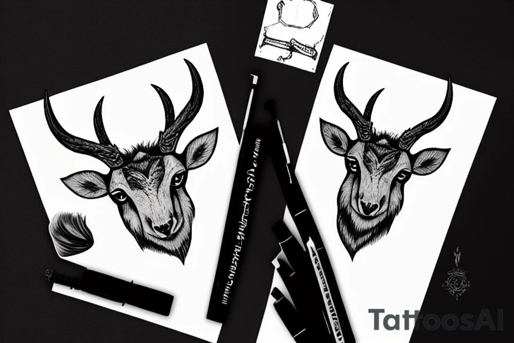 markhor tattoo idea