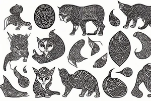 Persian tattoo idea