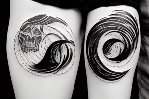 Interstellar gargantua black hole tattoo idea