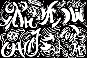 graffiti “YONAL” lettering tattoo idea