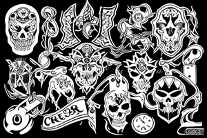 Cyber Cross tattoo idea