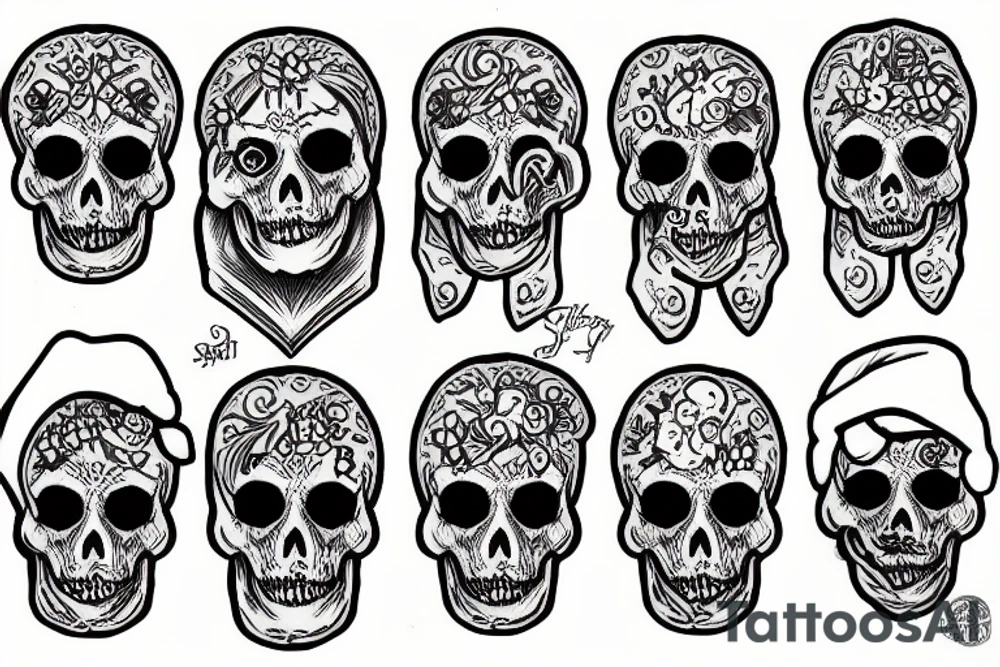 Santa muerte tattoo idea
