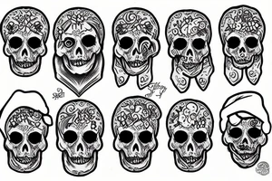Santa muerte tattoo idea