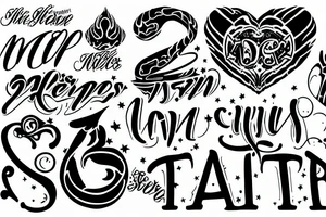 Lettering tnmy tattoo idea