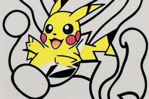 Pikachu from pokemon tattoo idea
