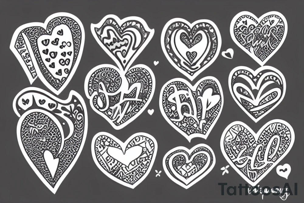 January 9 date with a heart tattoo idea