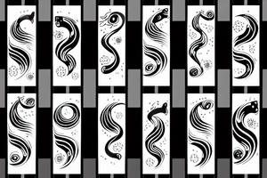 Fish , waves and sun tattoo idea