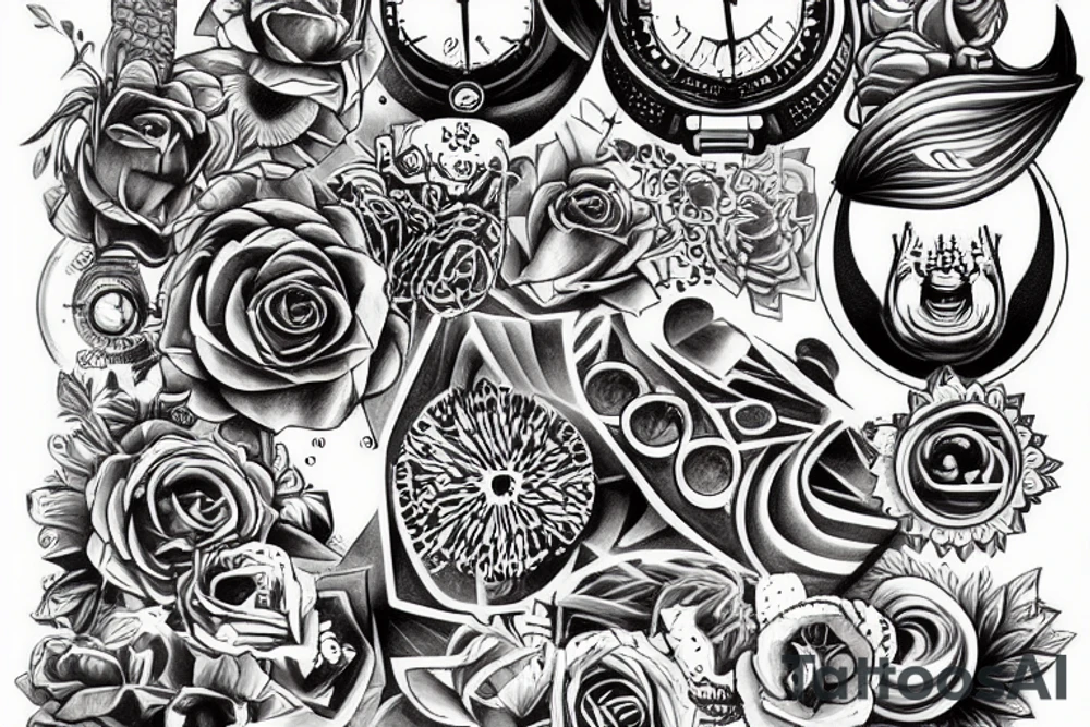Unique computer tattoo tattoo idea