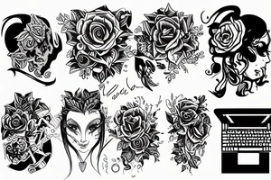 Computer tattoo idea