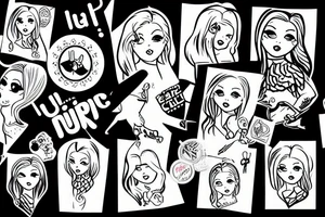 Wiking pinnupgirl tattoo idea