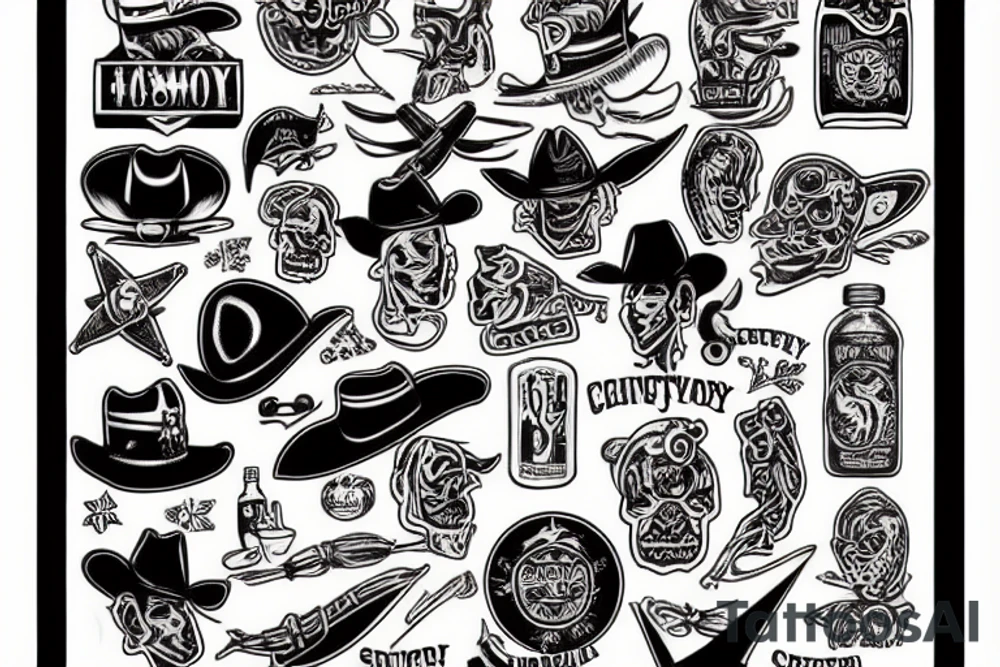 Cowboy tattoo idea