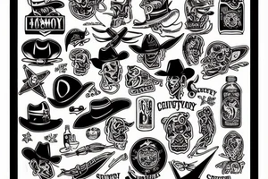 Cowboy tattoo idea
