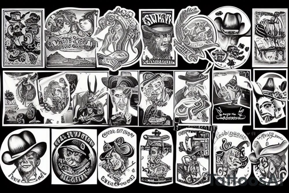 Cowboy tattoo idea
