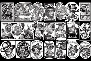 Cowboy tattoo idea
