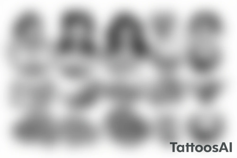 fat woman tattoo idea
