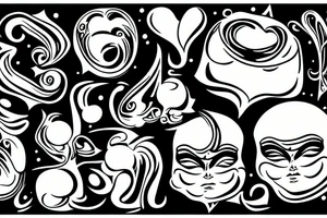 fat rolls tattoo idea