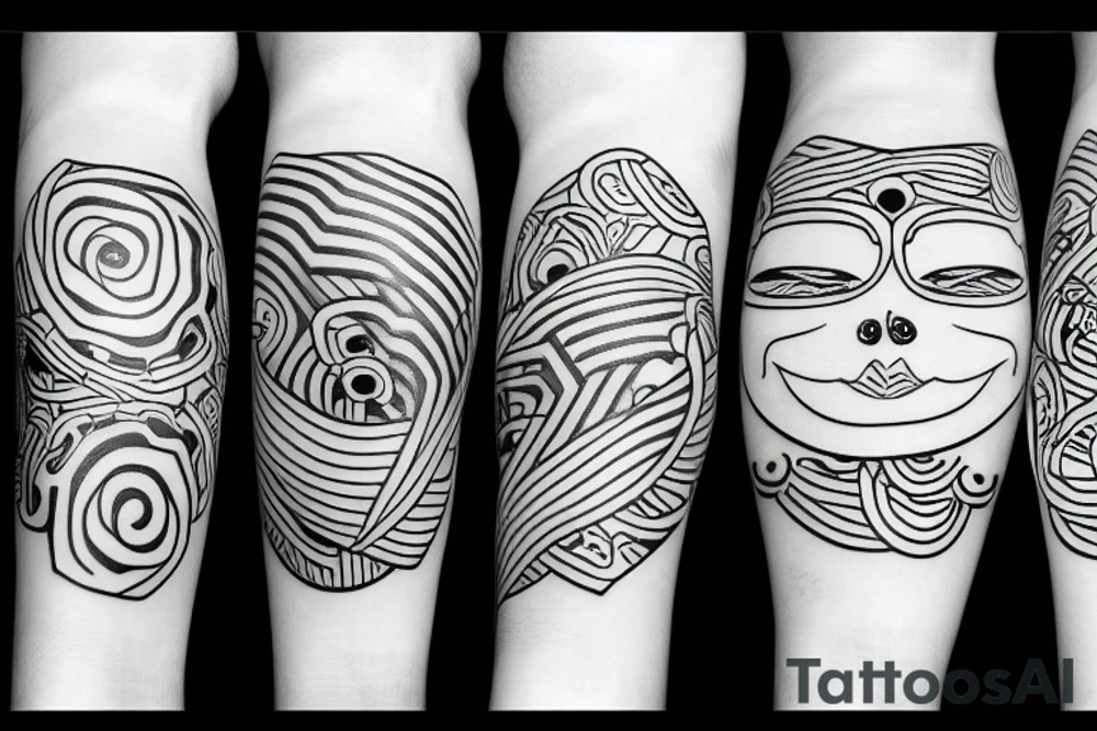 fat rolls tattoo idea