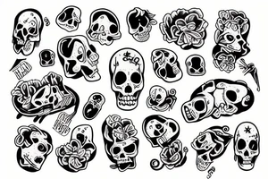 Dead baby tattoo idea