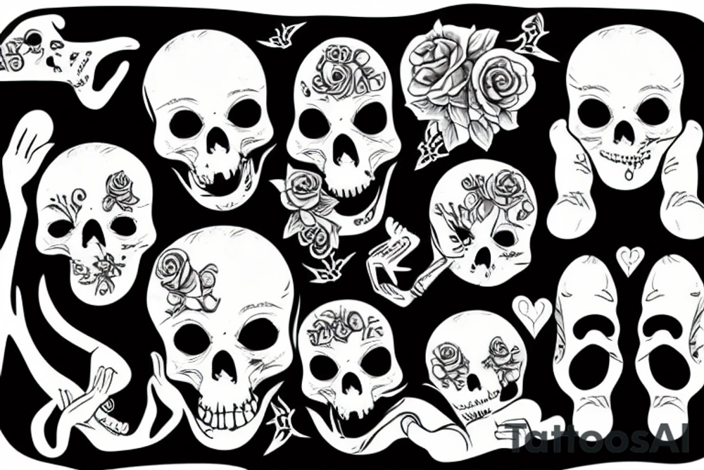 Dead baby tattoo idea