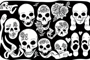 Dead baby tattoo idea