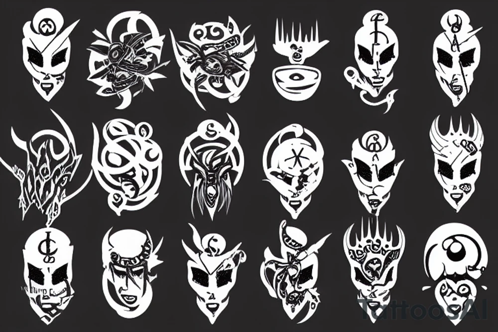 slaanesh symbol tattoo idea