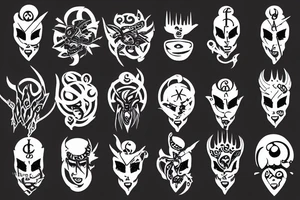 slaanesh symbol tattoo idea