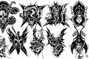 slaanesh symbol tattoo idea