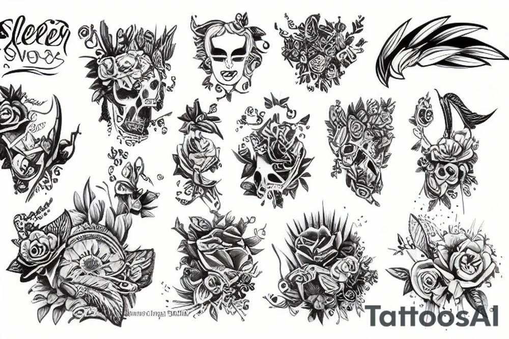 sleave tattoo tattoo idea