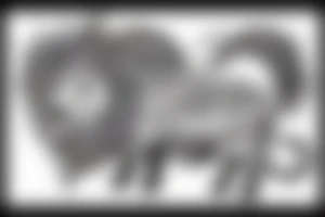Bull with lion tattoo idea