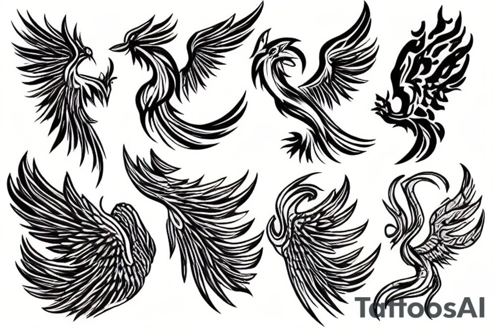 first tattoo small phoenix tattoo idea