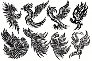 first tattoo small phoenix tattoo idea