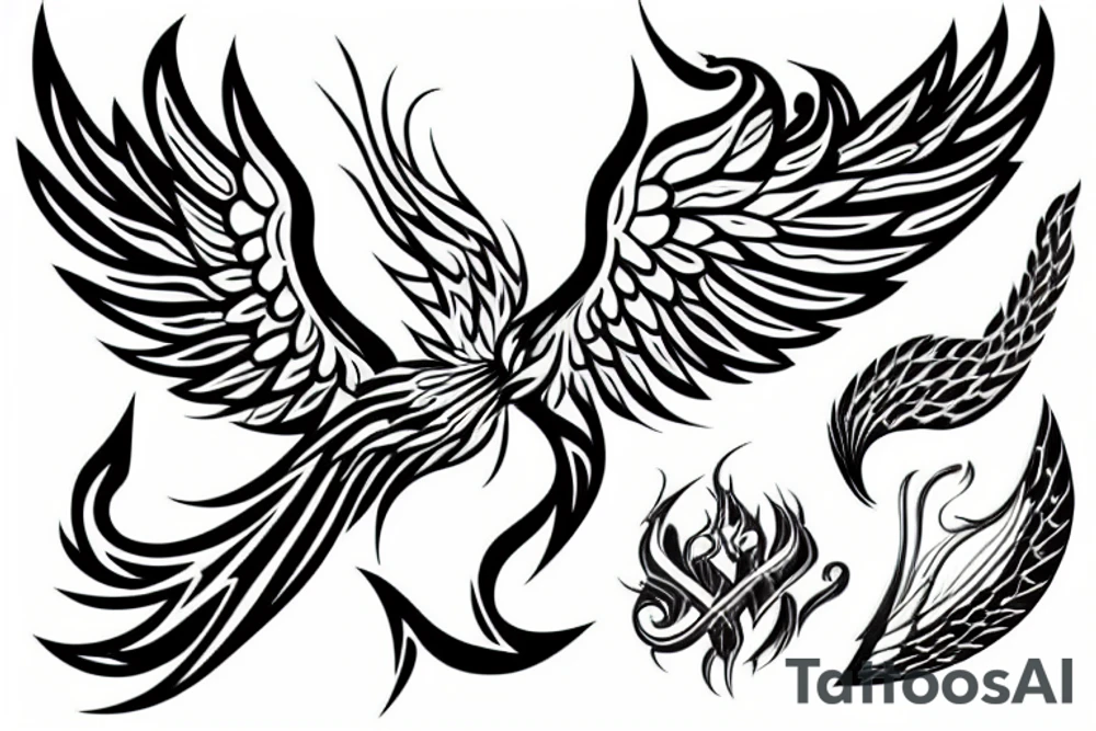 first tattoo small phoenix tattoo idea
