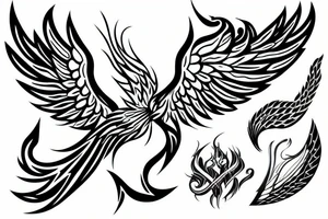 first tattoo small phoenix tattoo idea